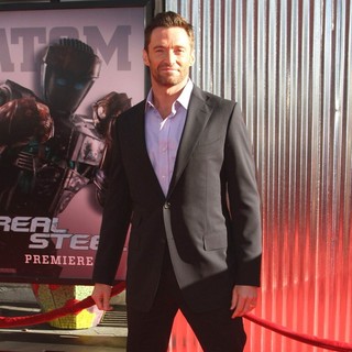 Hugh Jackman in Los Angeles Premiere of Real Steel