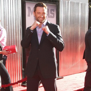 Hugh Jackman in Los Angeles Premiere of Real Steel
