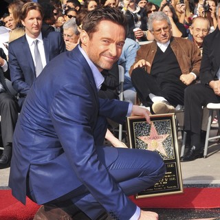 Hugh Jackman in Hugh Jackman Is Honoured with A Hollywood Star on The Hollywood Walk of Fame