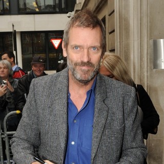 Hugh Laurie in Hugh Laurie Outside The BBC Radio 2 Studios