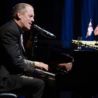 Hugh Laurie in Hugh Laurie Performing on Stage at Hammersmith Apollo