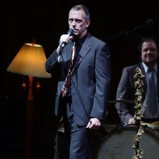 Hugh Laurie in Hugh Laurie Performing on Stage at Hammersmith Apollo