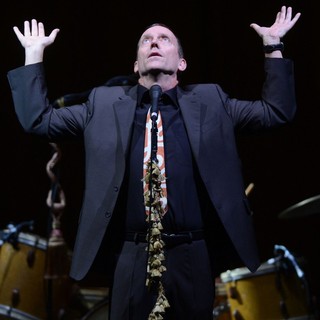 Hugh Laurie in Hugh Laurie Performing on Stage at Hammersmith Apollo