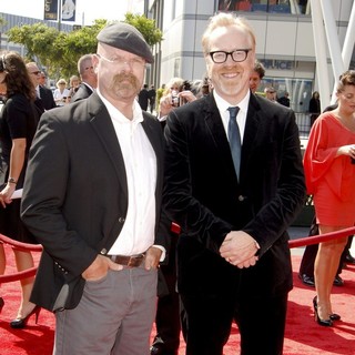 Savage in 2011 Primetime Creative Arts Emmy Awards - Arrivals - hyneman-savage-2011-primetime-creative-arts-emmy-awards-01