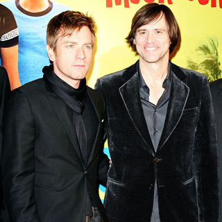 Jim Carrey, Ewan McGregor in The French premiere of 'I Love You Phillip Morris'