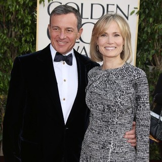 Robert Iger, Willow Bay in 70th Annual Golden Globe Awards - Arrivals