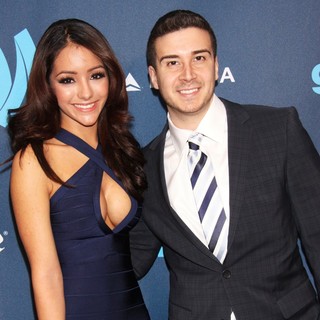 Melanie Iglesias, Vinny Guadagnino in 24th Annual GLAAD Media Awards - Arrivals