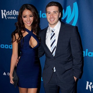 Melanie Iglesias, Vinny Guadagnino in 24th Annual GLAAD Media Awards - Arrivals