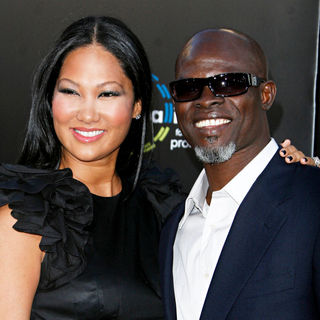 Kimora Lee Simmons, Djimon Honsou in Warner Bros. Pictures' Los Angeles Premiere of "Inception"