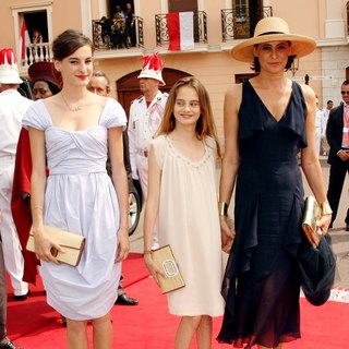 Ines de la Fressange in Religious Ceremony of The Royal Wedding of Prince Albert II of Monaco to Charlene Wittstock