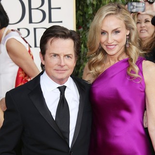 Michael J. Fox, Tracy Pollan in 70th Annual Golden Globe Awards - Arrivals