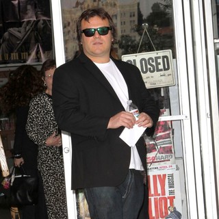 Jack Black in John Cusack Honored with A Star on The Hollywood Walk of Fame