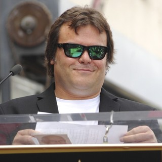 Jack Black in John Cusack Honored with A Star on The Hollywood Walk of Fame