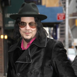 Jack White in Celebrities at The Ed Sullivan Theater for The Late Show with David Letterman