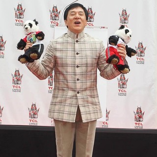 Jackie Chan in Jackie Chan Is Honoured with A Hand and Foot Print Ceremony