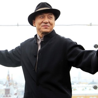 Jackie Chan in The Russian Premiere of Armour of God III: Chinese Zodiac