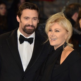 Hugh Jackman in The 2013 EE British Academy Film Awards - Arrivals - jackman-furness-2013-ee-british-academy-film-awards-02