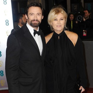 Hugh Jackman in The 2013 EE British Academy Film Awards - Arrivals - jackman-furness-2013-ee-british-academy-film-awards-03