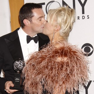 Hugh Jackman, Deborra-Lee Furness in The 66th Annual Tony Awards - Press Room