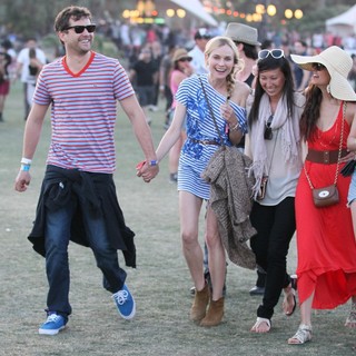 Joshua Jackson, Diane Kruger, Nina Dobrev in Celebrities at The 2012 Coachella Valley Music and Arts Festival - Day 3