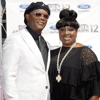 Samuel L. Jackson, LaTanya Richardson in The BET Awards 2012 - Arrivals