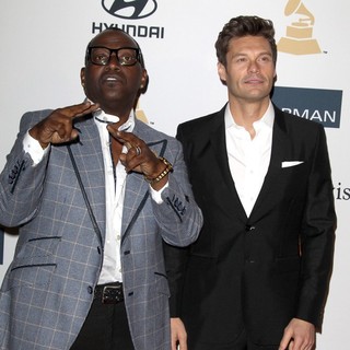 Randy Jackson, Ryan Seacrest in Clive Davis and The Recording Academy's 2013 Pre-Grammy Gala and Salute to Industry Icons