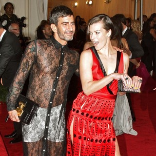 Marc Jacobs, Milla Jovovich in Schiaparelli and Prada Impossible Conversations Costume Institute Gala