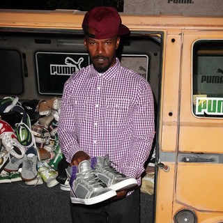 Jamie Foxx in PUMA Presents Riddim and Run Benefiting Soles4Souls - Arrivals