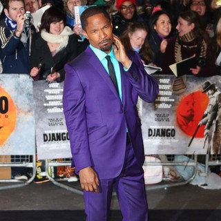 Jamie Foxx in The UK Premiere of Django Unchained - Arrivals - jamie-foxx-uk-premiere-django-unchained-07