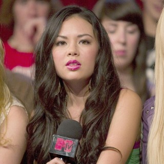 Janel Parrish in The Stars of Bratz at MTV Live Studios to Promote Their Movie