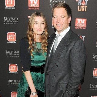 Bojana Jankovic, Michael Weatherly in TV Guide Hot List Party