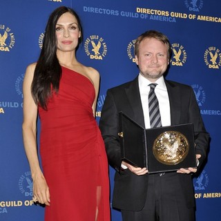 Famke Janssen, Rian Johnson in 65th Annual Directors Guild of America Awards - Press Room