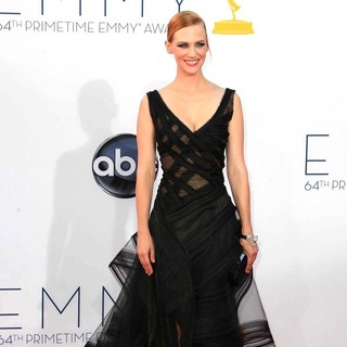 January Jones in 64th Annual Primetime Emmy Awards - Arrivals