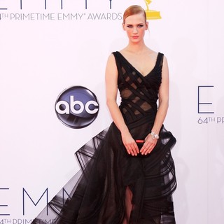 January Jones in 64th Annual Primetime Emmy Awards - Arrivals