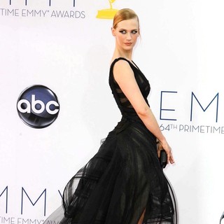 January Jones in 64th Annual Primetime Emmy Awards - Arrivals