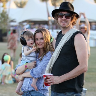 Bear Blu Jarecki, Alicia Silverstone, Christopher Jarecki in Celebrities at The 2012 Coachella Valley Music and Arts Festival - Week 2 Day 2