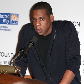 Jay-Z in United Way of New York and Shawn Carter Scholarship Foundation Press Conference
