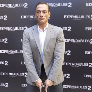 Jean-Claude Van Damme in The Expendables 2 Photocall