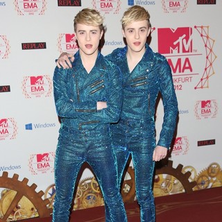 Jedward in The MTV EMA's 2012 - Arrivals