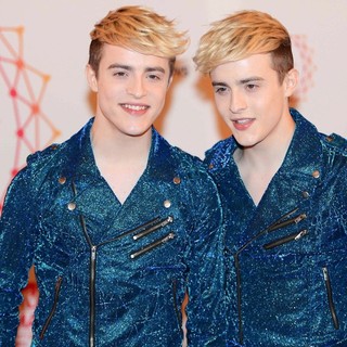 Jedward in The MTV EMA's 2012 - Arrivals