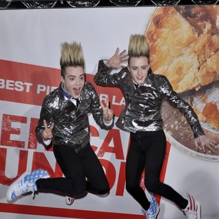 Jedward in American Reunion Los Angeles Premiere - Arrivals