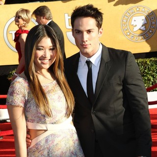 Jenna Ushkowitz in The 18th Annual Screen Actors Guild Awards - Arrivals