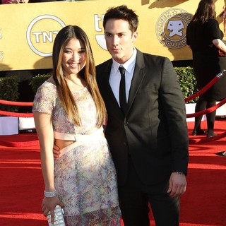 Jenna Ushkowitz in The 18th Annual Screen Actors Guild Awards - Arrivals