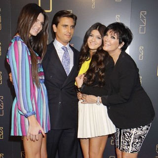 Kendall Jenner, Scott Disick, Kylie Jenner, Kris Jenner in The RYU Restaurant Grand Opening