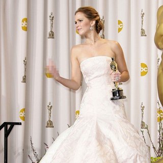 Jennifer Lawrence in The 85th Annual Oscars - Press Room
