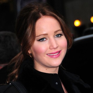 Jennifer Lawrence in Celebrities for The Late Show with David Letterman
