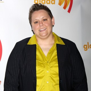Jennifer Tyrrell in The 23rd Annual GLAAD Media Awards