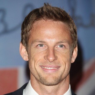 Jenson Button in The BRIT Awards 2012 - Arrivals - jenson-button-brit-awards-2012-01
