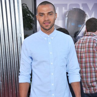 Jesse Williams in Los Angeles Premiere of Real Steel