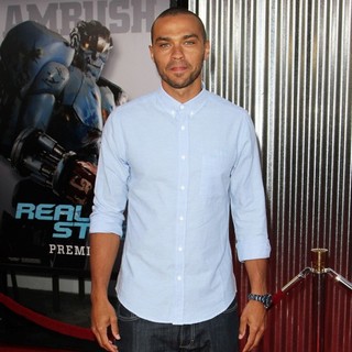 Jesse Williams in Los Angeles Premiere of Real Steel